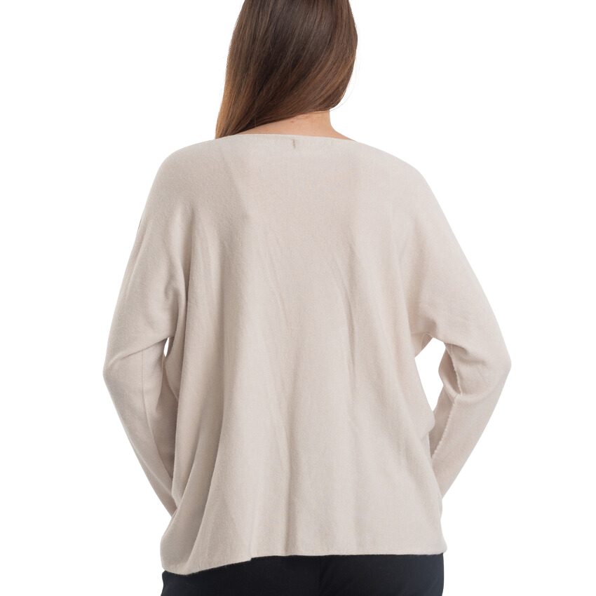 VERA MAY ITALIAN CHARCOAL PRINTED SWEATER 0200