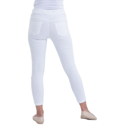 1224 VERA MAY BIANCO ITALIAN LINEN PANT