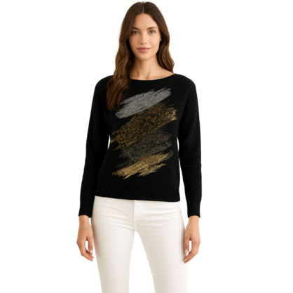 VERA MAY ITALIAN NERO SWEATER 21873