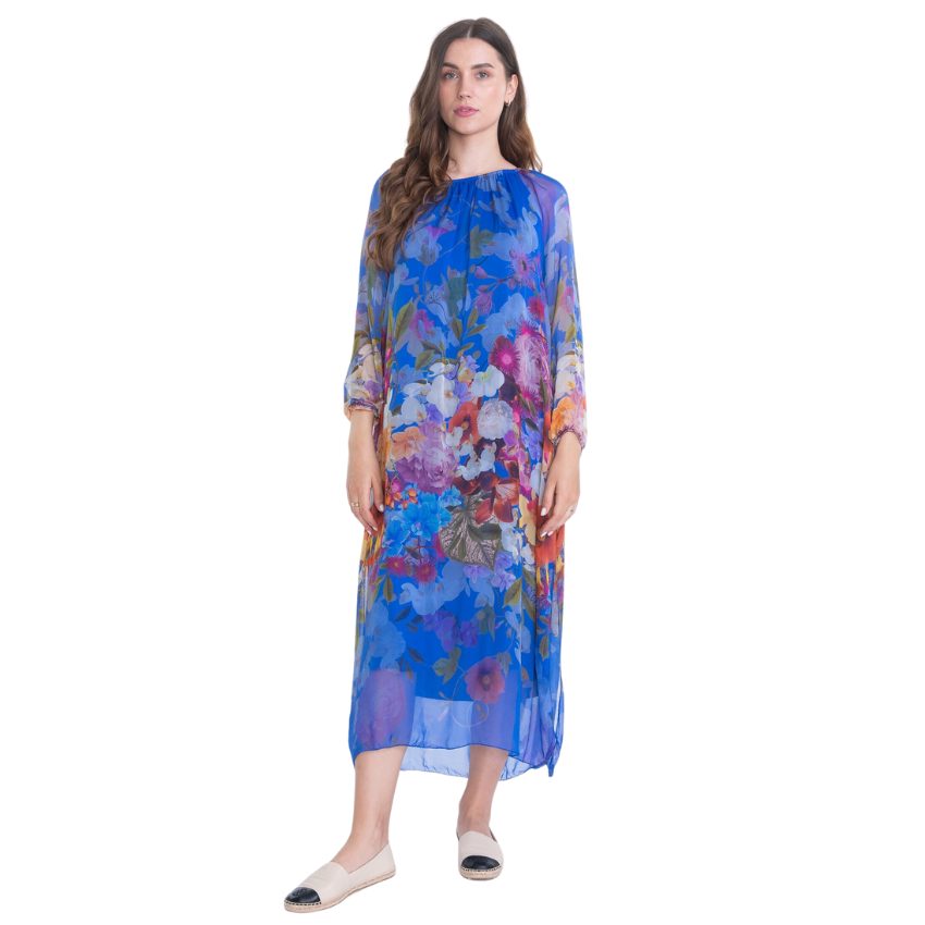 VERA MAY CINA ITALIAN SILK DRESS 2555B