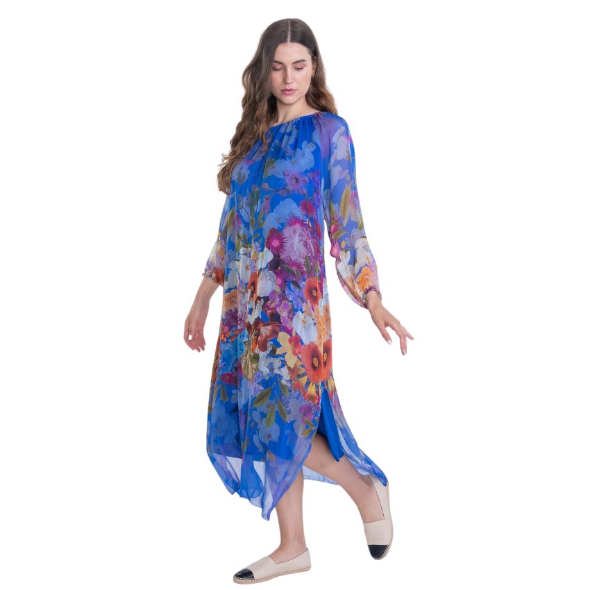 VERA MAY CINA ITALIAN SILK DRESS 2555B