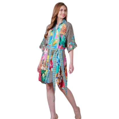 VERA MAY 2584-1083A EMILY ROSE VISCOSE DRESS