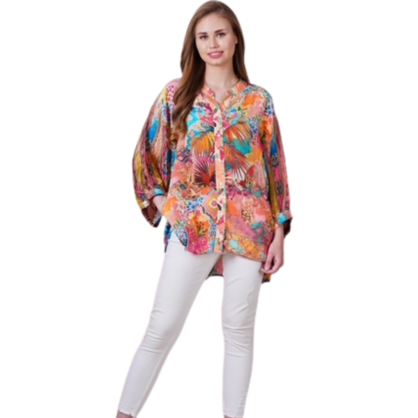 VERA MAY 2586 1225A EMILY ROSE VISCOSE TOP