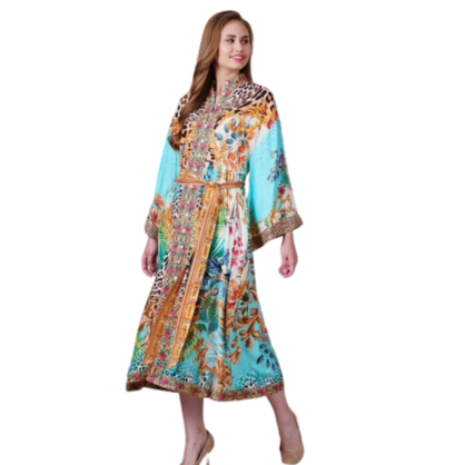 VERA MAY 2609-1213B EMILY ROSE VISCOSE DRESS