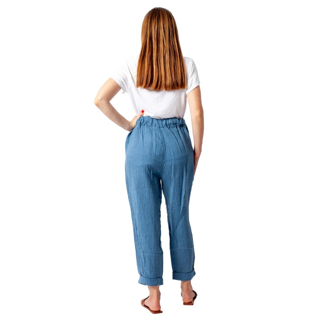 Vera May Italian Linen JEANS Pants 2716