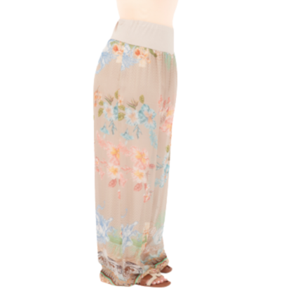 278074/803075 BEIGE ITALIAN SILK SET