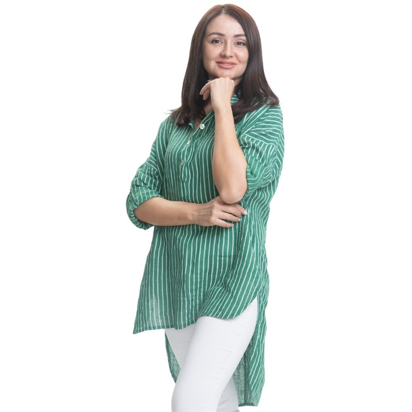 Vera May Italian Linen Gucci Top 2873