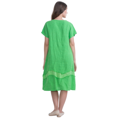 2942 MELA ITALIAN LINEN DRESS