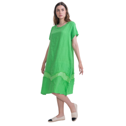 2942 MELA ITALIAN LINEN DRESS
