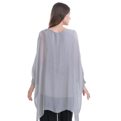 VERA MAY FANGO ITALIAN SILK TOP 3666