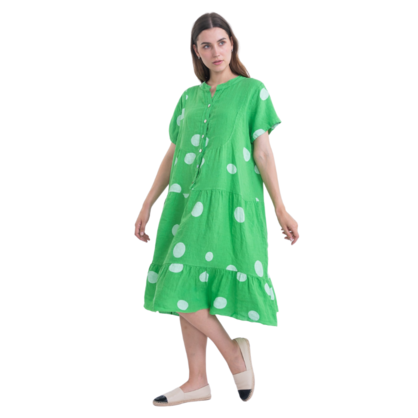 6006 MELA ITALIAN LINEN DRESS