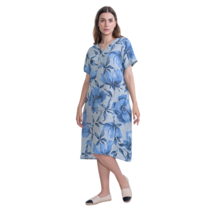 6049 PERLA ITALIAN LINEN DRESS