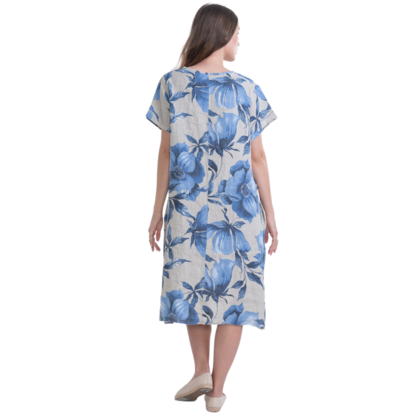 6049 SABBIA ITALIAN LINEN DRESS