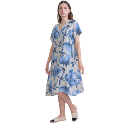 6049 SABBIA ITALIAN LINEN DRESS
