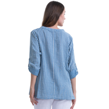 6069 JEANS ITALIAN LINEN TOP