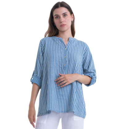 6069 JEANS ITALIAN LINEN TOP