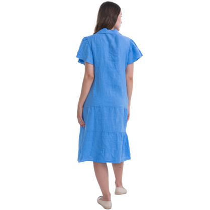 6070 AZZURO ITALIAN LINEN DRESS