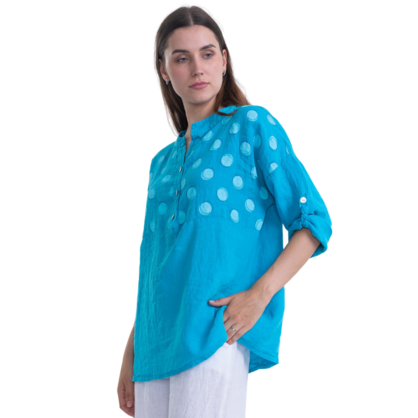 6086 MALIBU ITALIAN LINEN TOP