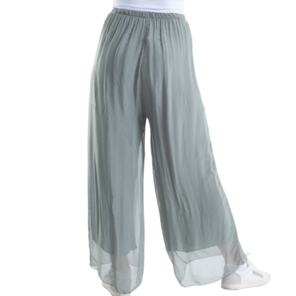 VERA MAY SAGE ITALIAN SILK PANT 6111