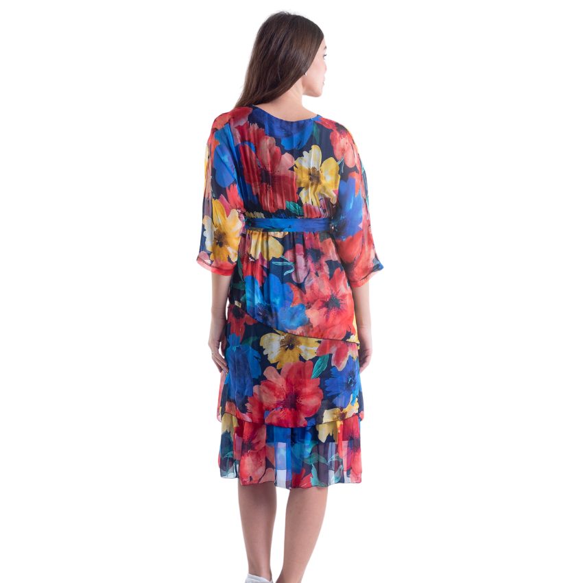 VERA MAY MARGHERITA ITALIAN SILK DRESS 6171