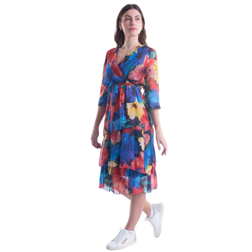VERA MAY MARGHERITA ITALIAN SILK DRESS 6171