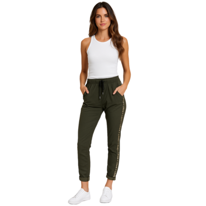 VERA MAY ITALIAN MILITARE VISCOSE PANT 61756R