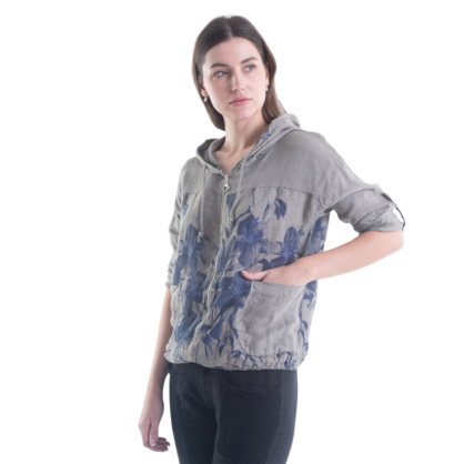 6197 FANGO ITALIAN LINEN TOP