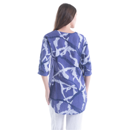6205 VERA MAY VIOLA ITALIAN LINEN TOP