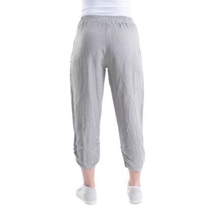 VERA MAY ITALIAN LINEN PANT FANGO 6208