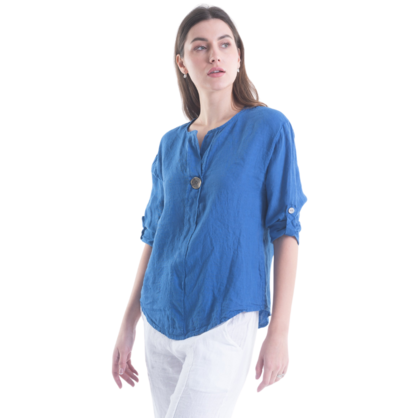 6209 CINA ITALIAN LINEN TOP