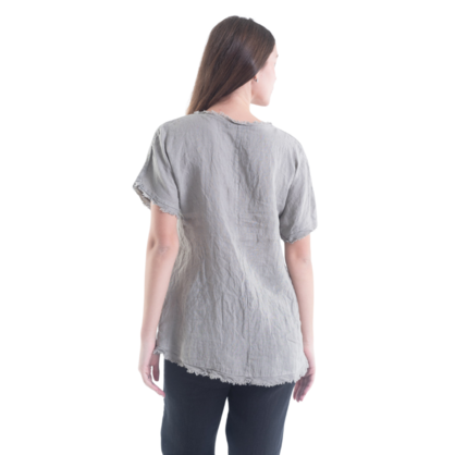 6216 FANGO ITALIAN LINEN TOP