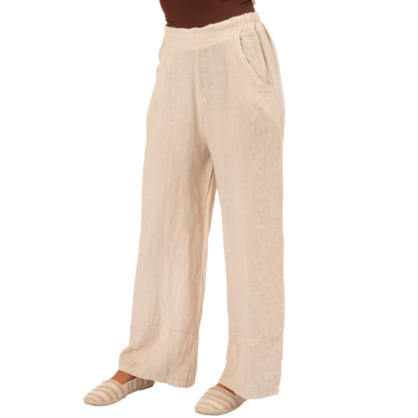 Vera May Italian Linen Sabbia Pant 6309