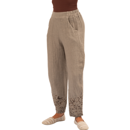 Vera May Italian Linen Fango Pant 6351-1