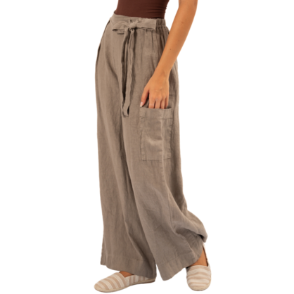 Vera May Italian Linen Fango Pant 6369
