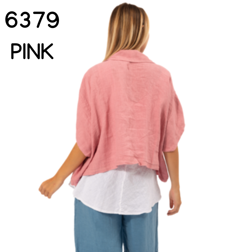 ITALIAN LINEN TOP