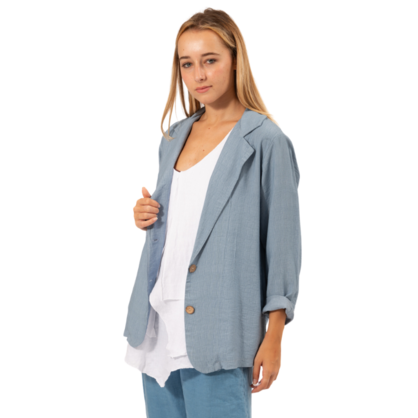 VERA MAY ITALIAN JEANS VISCOSE TOP 6395