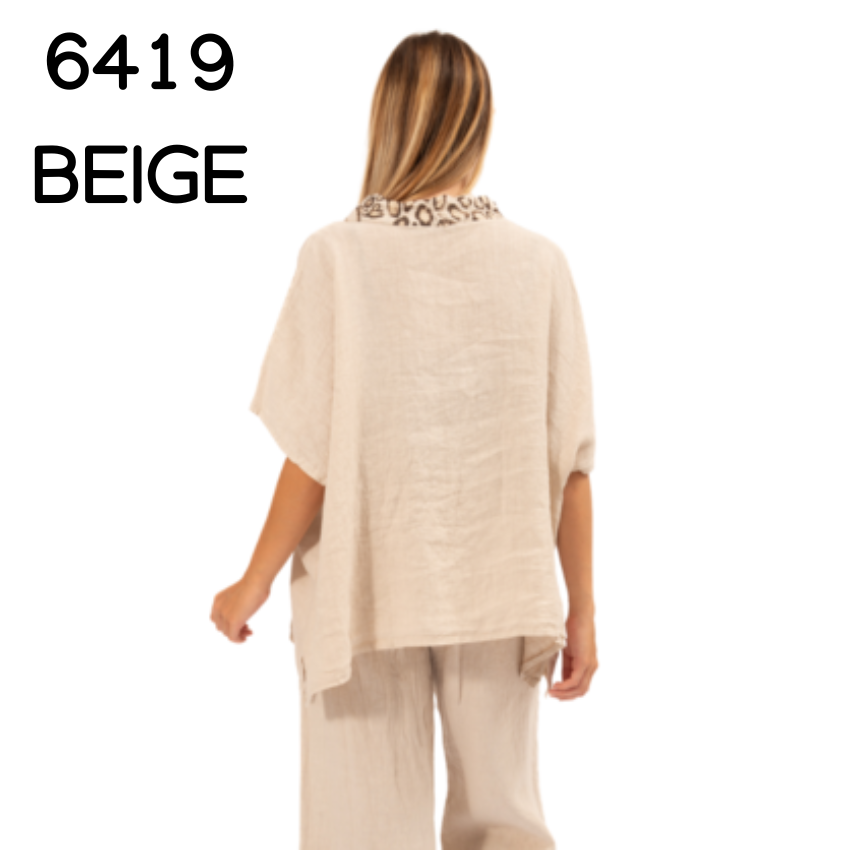 ITALIAN LINEN TOP