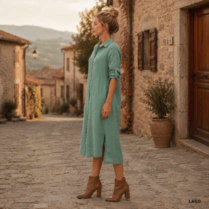 Vera May Italian Linen Lago Dress 6423