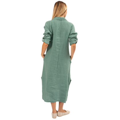 Vera May Italian Linen Lago Dress 6423