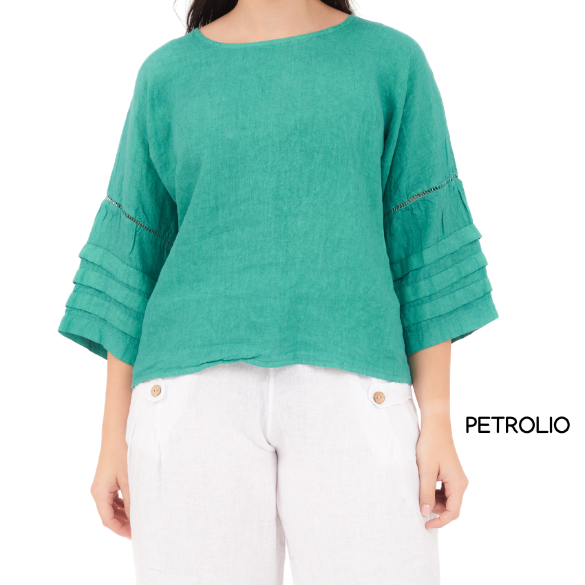 ITALIAN LINEN TOP(N)