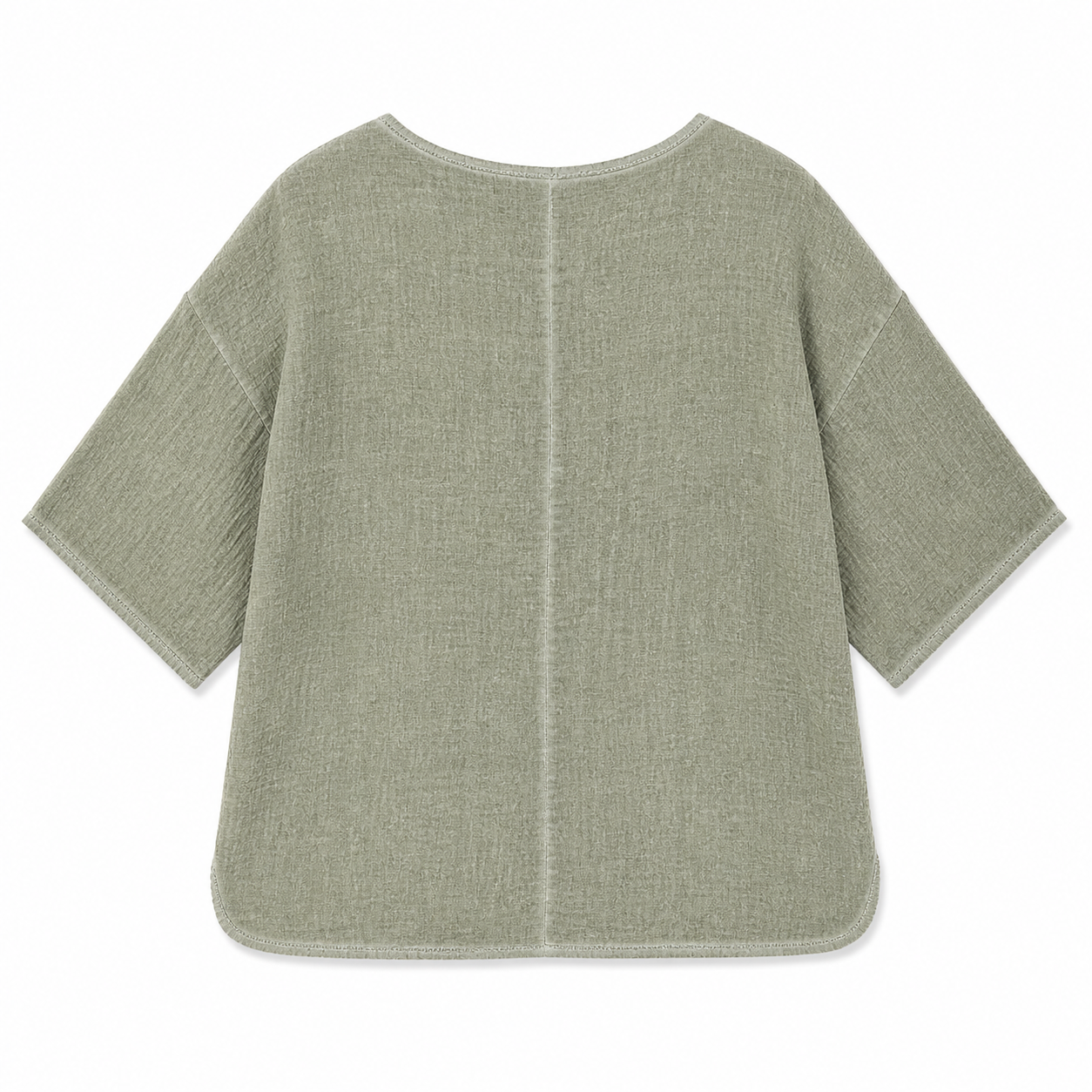 6685 MILITARE ITALIAN LINEN TOP