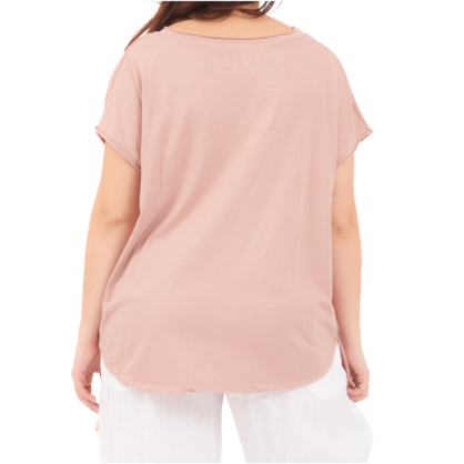 66961 ROSA ITALIAN LINEN TOP