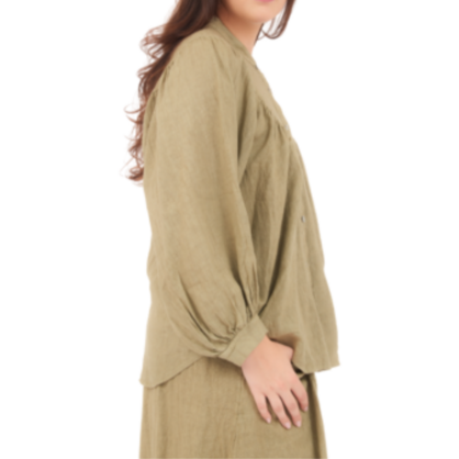 6706 SAFARI LINEN TOP