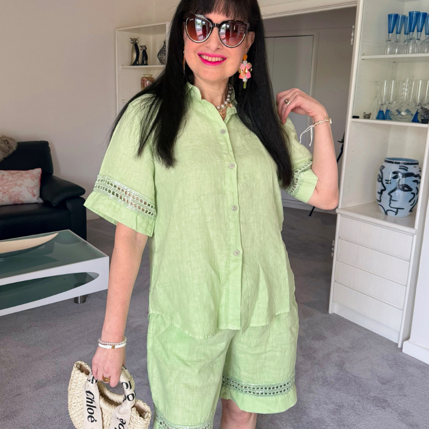 6709/6713 MENTA ITALIAN LINEN SET