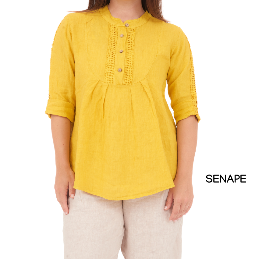 LINEN TOP ITALY (S)