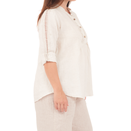 6717 SABBIA LINEN TOP