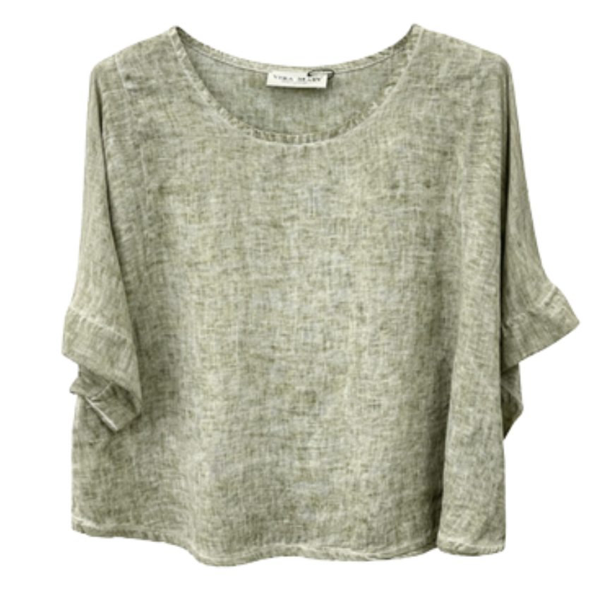 ITALIAN LINEN TOP