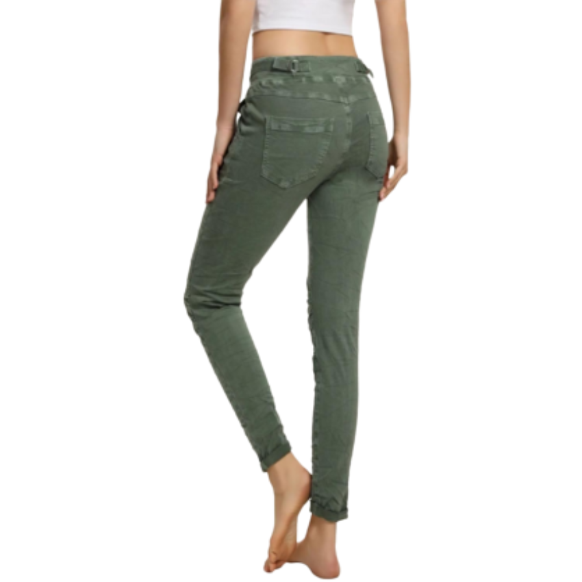 Vera May Italian Militare Denim Jeans 8139
