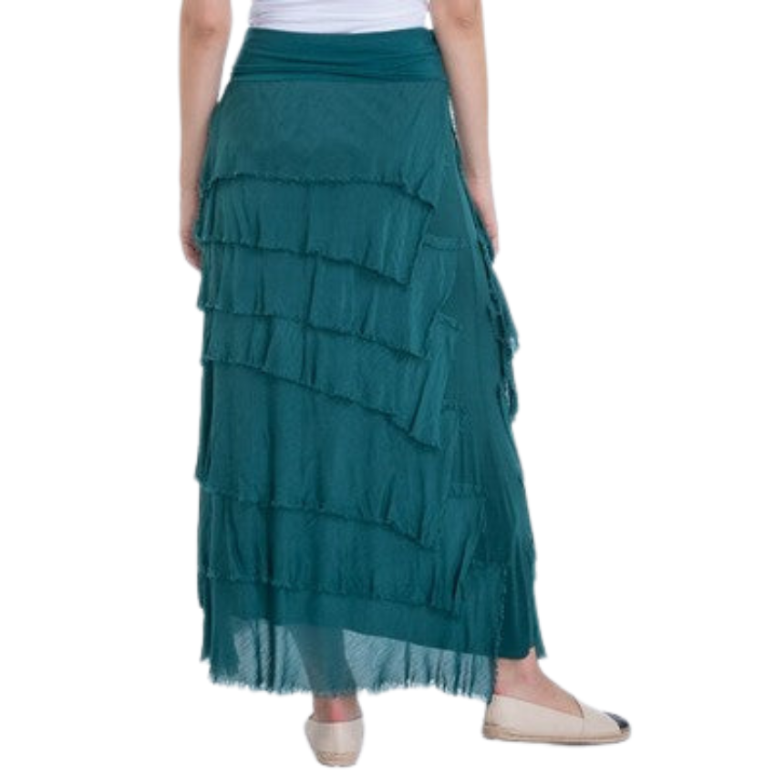 VERA MAY BOTTIGLIA ITALIAN SILK SKIRT 9608