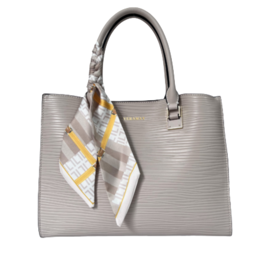 VERA MAY ALHO NATURAL VEGAN LEATHER HANDBAG